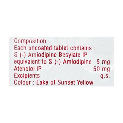Asomex AT 5mg Tablet 15'S - Hypertension-Cal