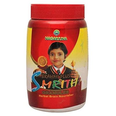 Nagarjuna Brahmi Plus Smrithi Granules Herbal Brain Nourisher 200 g - Speciality Medicines