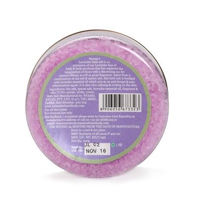 Nyassa Lavander Bath Salts 220 gm - Bath Salts