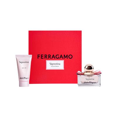 Salvatore Ferragamo Signorina Set (Eau De Parfum 30ml + Body Lotion 50ml) 1's - Women Perfumes (Edt/Edp)