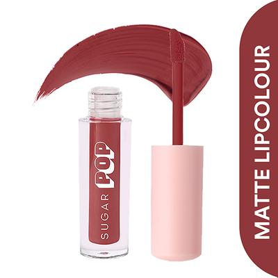 SUGAR POP Matte Lipcolour - 02 Mauve 1.6 ml - Liquid Lipsticks
