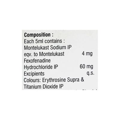 Montemac FX 4/60mg Suspension 60ml - Allergies-Ant