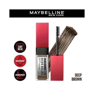 Maybelline Tattoo Brow 3 Day Styling Brow Gel Deep Brown 6ml - Eyebrow Pencils & Enhancers