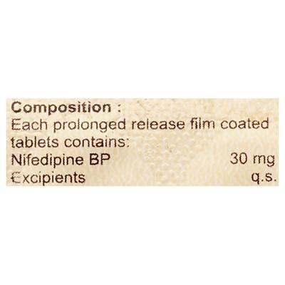 NEFISTAR RETARD 30 Tablet 15's - Hypertension-Cal