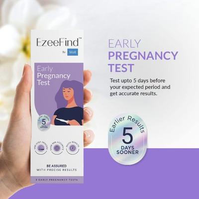 Ezeefind Early Pregnancy Test Kit (Pack of 5) - Health Monitors And Equipment