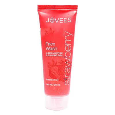 Jovees Herbal Strawberry Face Wash 120 Ml - Face Wash & Cleansers