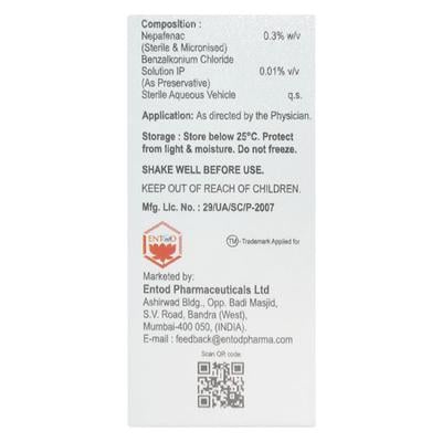 NEPAONCE 0.3% Eye Drops 3ml - Eye conditions-Oph