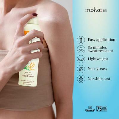 Moha Sunscreen Spray Spf 50 170 gm - Body Sunscreen
