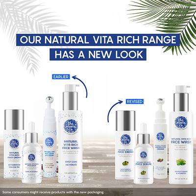 The Moms Co. Natural Vita Rich Face Cream with Vitamins C,B3,B5 and E and Hyaluronic Acid 50ml - Face Moisturizers