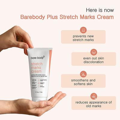 Bare Body Plus Stretchark Cream 50 gm - Creams, Lotions & Oils