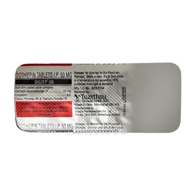 Dozep 50mg Tablet 10'S - Depression-Ant