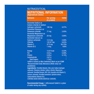 Fast&Up Reload Hydration & Energy Effervescent Tablet - Blueberry Flavour 20's - Energy Drinks