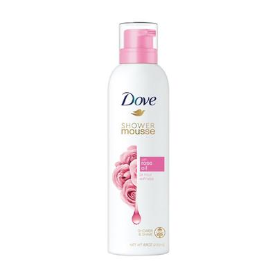 Dove Creamy Shower And Shaving Mousse With Rose Oil 200 ml - Shower Gels & Body Wash