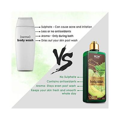 Wow Life Science Melon, Cucumber & Aloe Foaming Body Wash 250 ml - Soaps