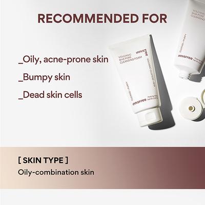 Innisfree Volcanic BHA Pore Cleansing Foam 250 gm - Scrubs & Exfoliants