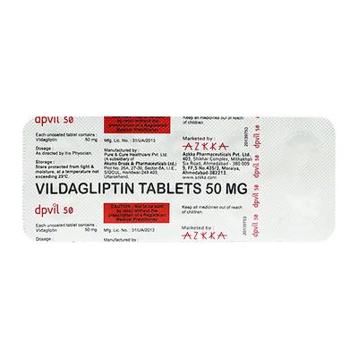 DPVIL 50mg Tablet 10's - Diabetes-Ant