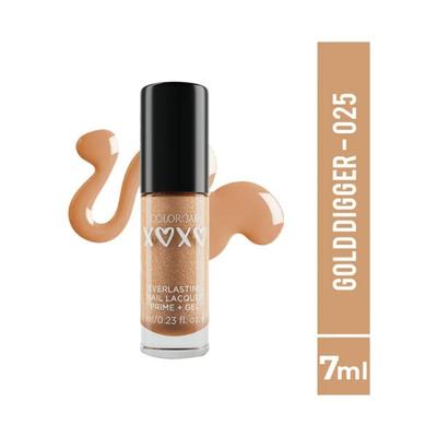 Colorbar XOXO Everlasting Prime Gel Nail Lacquer-Gold Digger 7 ml - Nail Polish