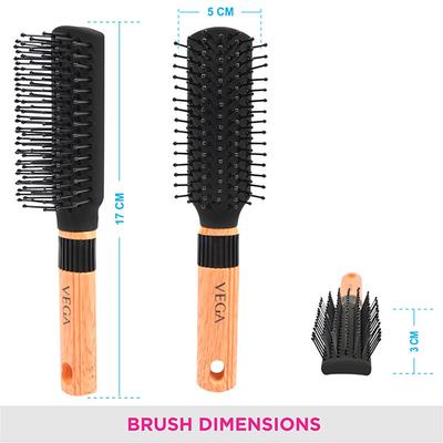 Vega Mini Flat Brush (R5 - FB) 67 gm - Hair Brushes