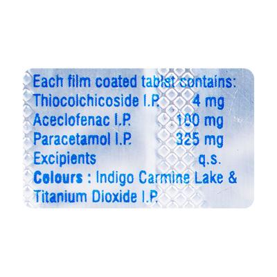 Neorelax MR 4mg Tablet 10'S - Pain relief-Nsa