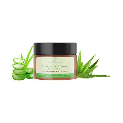 Precious & Nature'S Certified Organic and Cold-Pressed Pure Aloe Vera Gel 50 gm - Face Gels