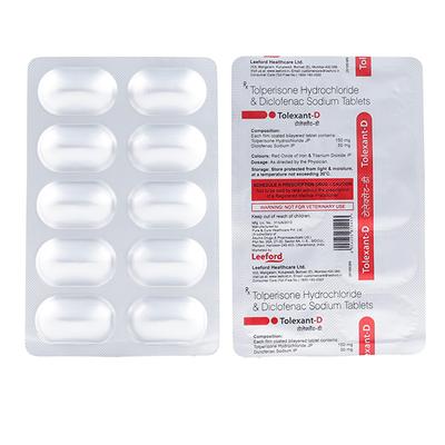 TOLEXANT D Tablet 10's - Muscle Cramps/Spasticity-Mus
