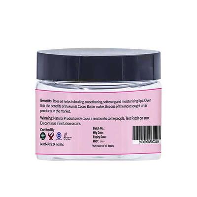 Mirah Belle - Organic Rose Lip Balm - for Softening and Hydrating Lips - Best for Dry and Damaged Lips 15 gm - Lip Balms