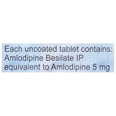 Amlong 5mg Tablet 15'S - Hypertension-Cal