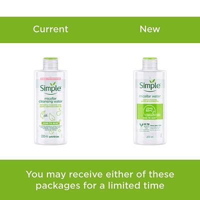 Simple Kind To Skin Micellar Cleansing Water 200 ml - Face Wash & Cleansers