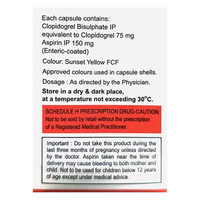 Plagerine A 150mg Capsule 10'S - Blood Clot-Ant