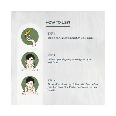 Lotus Professional dermoSpa BULGARIAN ROSE GLOW & BRIGHTENING ENHANCING FACE WASH 80 gm - Face Wash & Cleansers