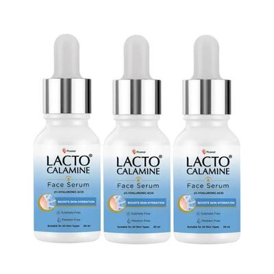 Lacto Calamine 2% Hyaluronic acid face serum, for intense skin hydration. Suitable for all skin types. 30ml 3's - Face Mists
