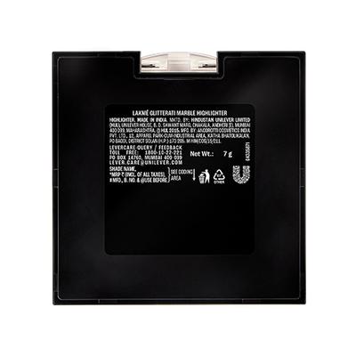 Lakme Glitterati Marble Highlighter 02 Shimmer Rose 7 gm - Highlighters & Illuminators