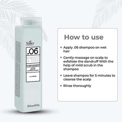 Silky Technobasics .06 X-Trim Shampoo Anti - Dandruff 1000 ml - Shampoos