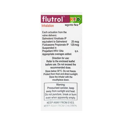 FLUTROL KID WITH DOSE COUNTER 120md Inhaler 7.2g - Asthma/COPD-Ast