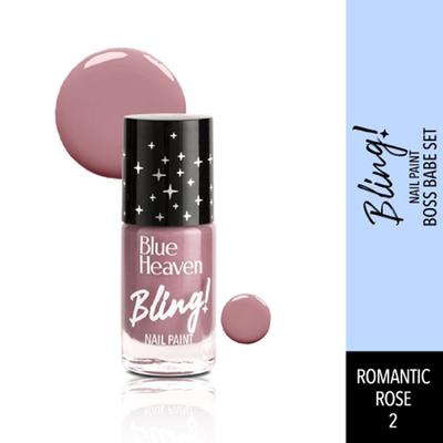 Blue Heaven Heaven Bling Nail Polish Combo, Pastel Shades (Pack Of 6) Long Lasting Chip Resistant, 48ml - Nail Polish