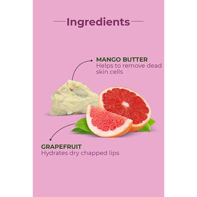 Organic Harvest Grapefruit Lip Balm with Mango Butter for Dry and Chapped Lips 3 gm - Lip Balms