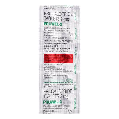 Pruwel 2mg Tablet 10'S - Constipation-Lax