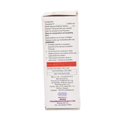TRAVOTAS 0.004% Eye Drops 3ml - Glaucoma-Ant