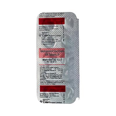 METODER XL 12.5 Tablet 10's - Hypertension-Bet