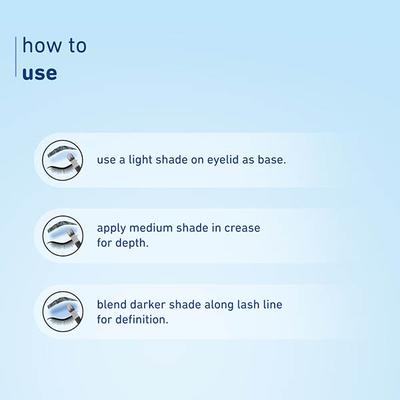 Plum In Your Element Eyeshadow Palette Super Pigmented 6-In-1 Palette, 02 Water 10 gm - Eye Shadow Palettes