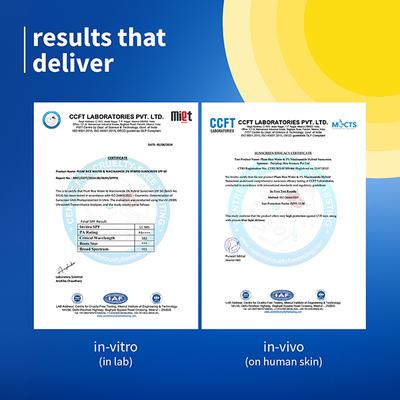 Plum 2% Niacinamide & Rice Water Hybrid Face Sunscreen With Spf 50 Pa+++ 50 gm - Face Sunscreen