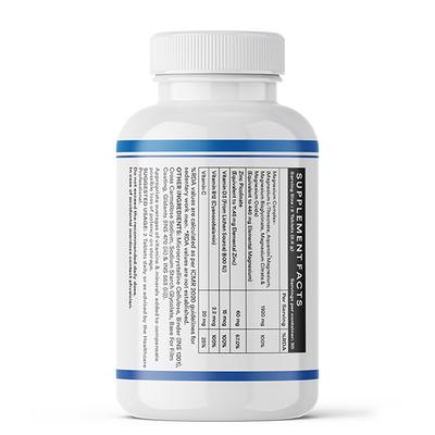 INLIFE Magnesium Complex Glycinate 5X 2000mg Tablets 60's - Multi-Vitamins