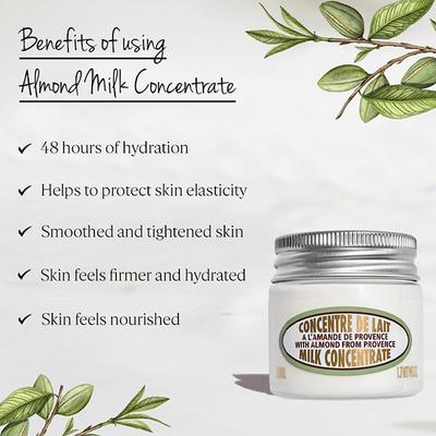 L'Occitane Almond Milk Concentrate 50 ml - Lotions & Creams