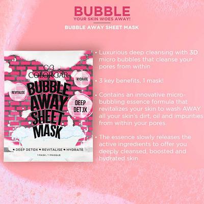 Colorbar Bubble Away Sheet Mask 28 gm - Sheet Masks