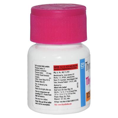 Thyronorm 125Mcg Tablet 120'S - Hypothyroidism
