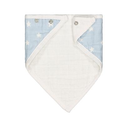 Mothercare Muslin Dribbler Bibs - Blue (Pack of 3) - Feeding & Nursing