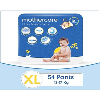 Mothercare Quick Absorb Diaper Pants Extra (XL) 54's - Diapers & Wipes