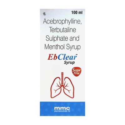 EBCLEAR SUGAR FREE Syrup 100ml - Cough And Cold-Cou