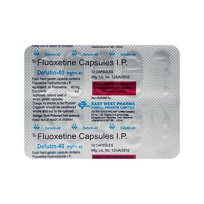 Defutin 40mg Tablet 10'S - Depression-Ant