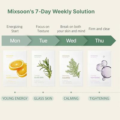 Mixsoon Daily Mask Pack Sunday Soothing & Repairing Face Mask for Healthy, Calm Skin 20 ml - Face Mask